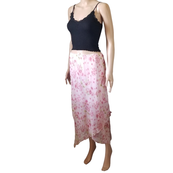 Vintage Mariposa Floral Maxi Skirt - Picture 3 of 9